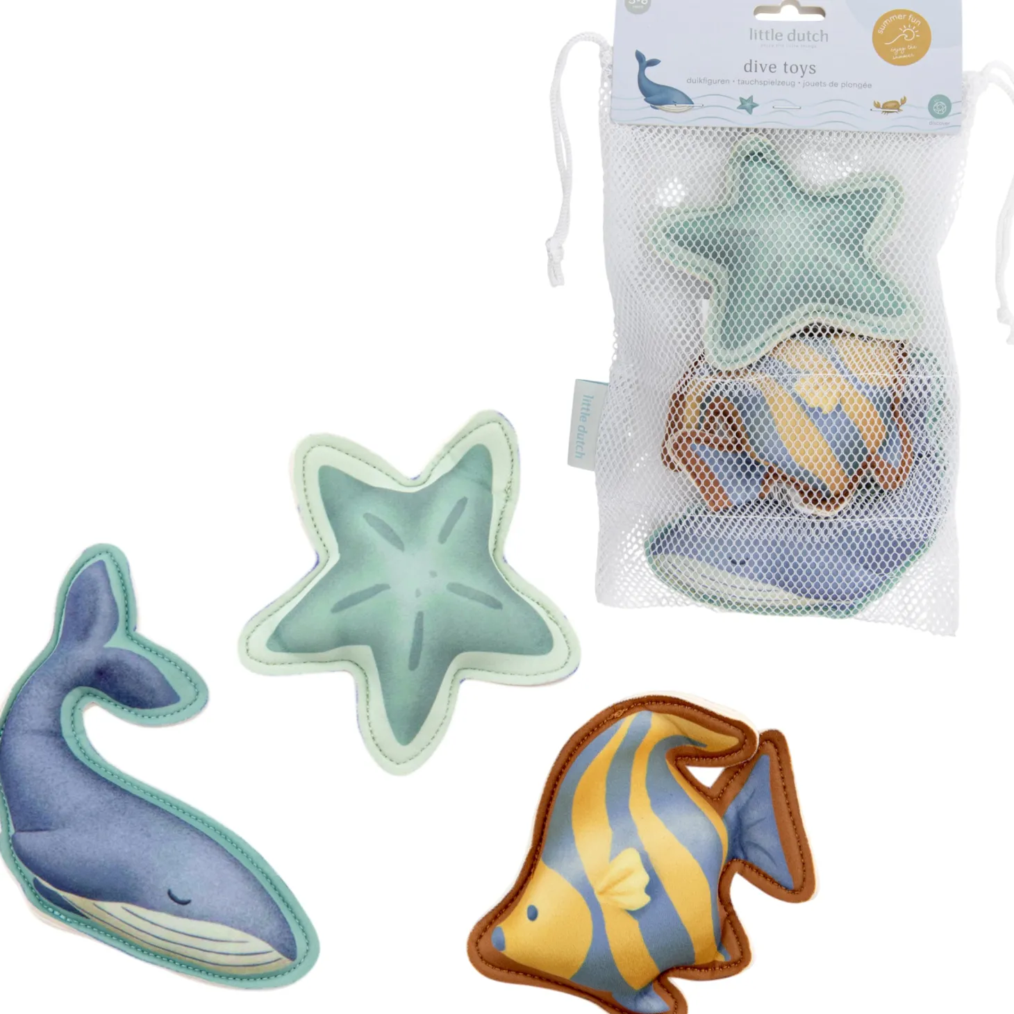 Little Dutch Set de 3 figurines de plage Ocean World