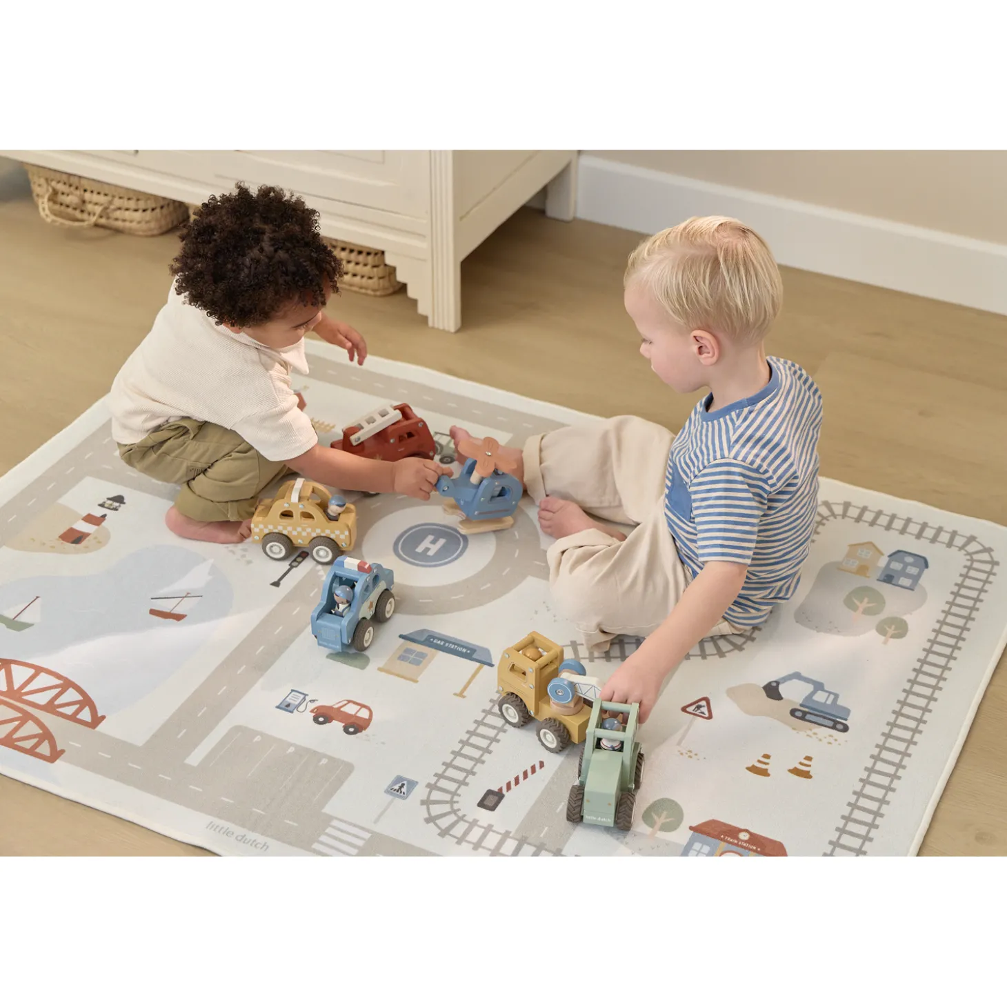Little Dutch Tapis circuit de voiture Multicolore