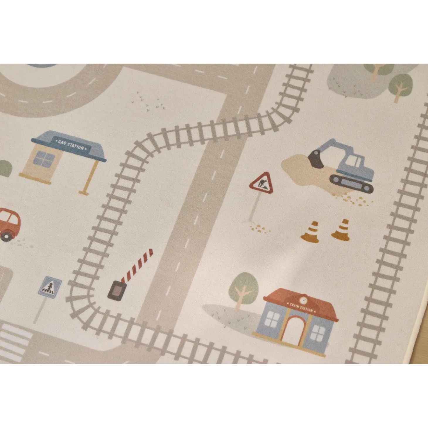 Little Dutch Tapis circuit de voiture Multicolore