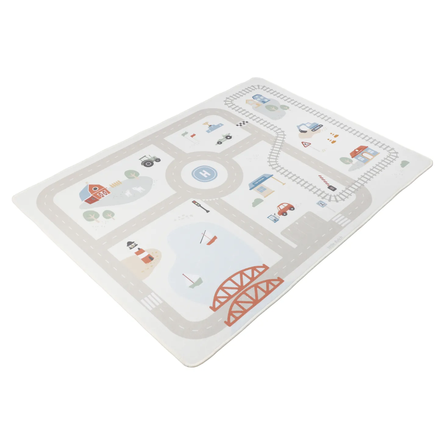 Little Dutch Tapis circuit de voiture Multicolore