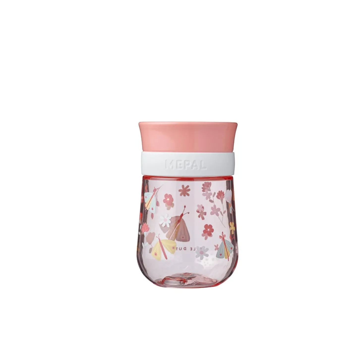Little Dutch Tasse d’apprentissage 360° mio - Flowers & Butterflies Rose 300 ml