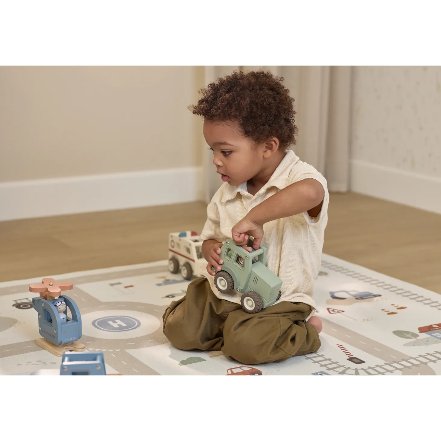 Little Dutch Tracteur avec figurine Multicolore