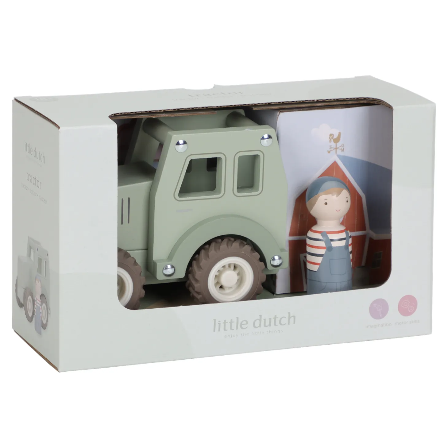 Little Dutch Tracteur avec figurine Multicolore