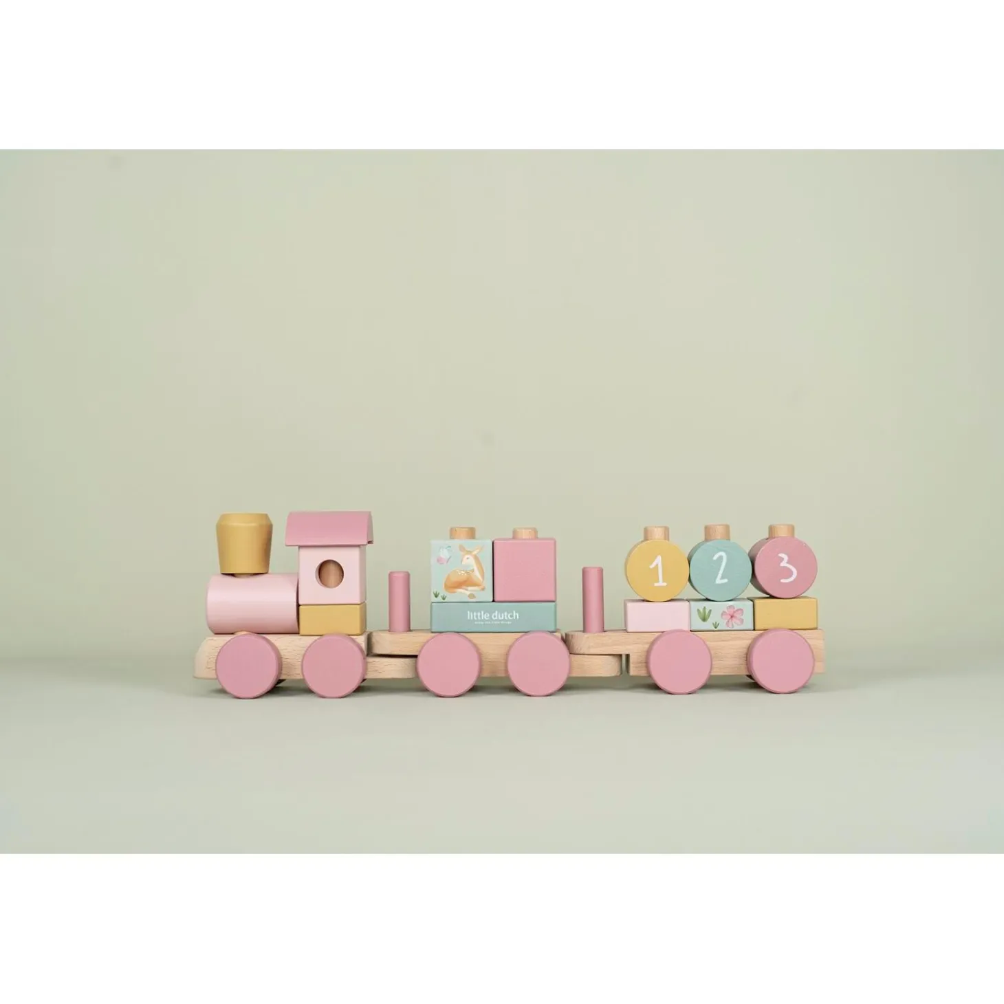 Little Dutch Train à blocs en bois FSC Fairy Garden