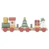 Little Dutch                    Train de Noël en bois FSC