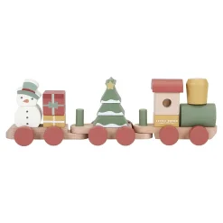 Little Dutch Train de Noël en bois FSC