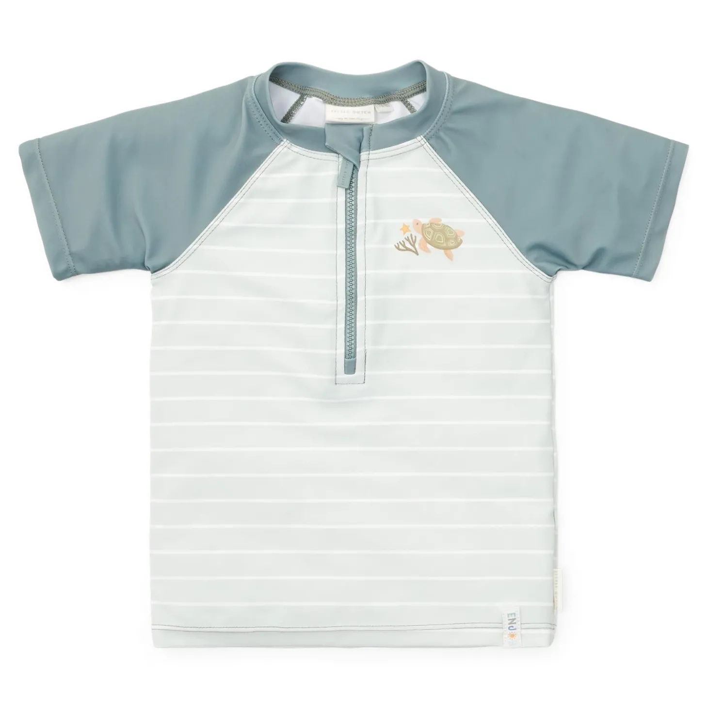 Little Dutch T-shirt de bain manches courtes Fresh Greens 3-6 mois