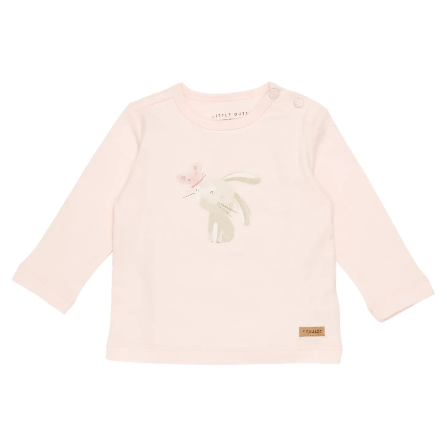 Little Dutch T-shirt manches longues bunny butterfly pink 12 mois