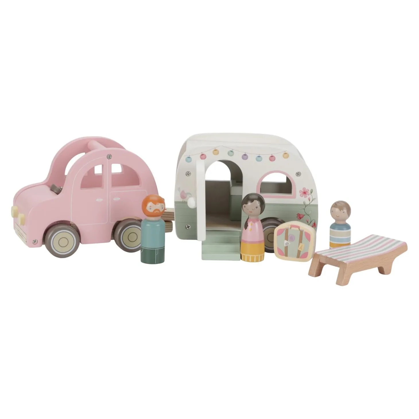 Little Dutch Voiture avec caravane Multicolore