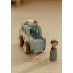 Little Dutch Voiture de police en bois FSC Multicolore