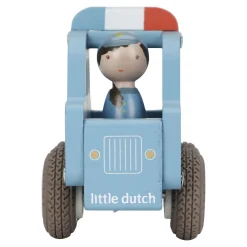 Little Dutch Voiture de police en bois FSC Multicolore