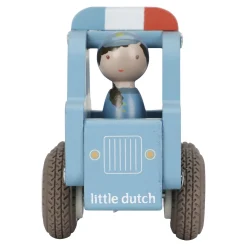 Little Dutch Voiture de police en bois FSC Multicolore