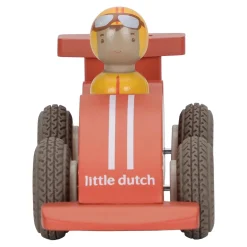 Little Dutch                    Voitures de course en bois FSC     Multicolore