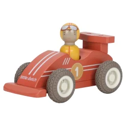 Little Dutch                    Voitures de course en bois FSC     Multicolore