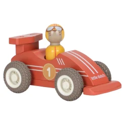 Little Dutch                    Voitures de course en bois FSC     Multicolore