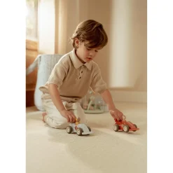 Little Dutch                    Voitures de course en bois FSC     Multicolore