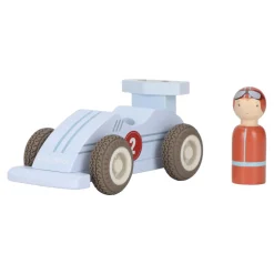 Little Dutch                    Voitures de course en bois FSC     Multicolore