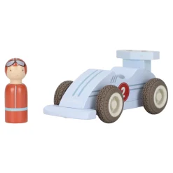 Little Dutch                    Voitures de course en bois FSC     Multicolore