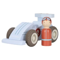 Little Dutch                    Voitures de course en bois FSC     Multicolore