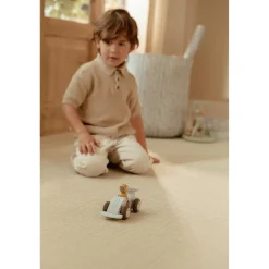 Little Dutch                    Voitures de course en bois FSC     Multicolore