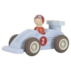 Little Dutch                    Voitures de course en bois FSC     Multicolore