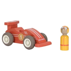 Little Dutch                    Voitures de course en bois FSC     Multicolore