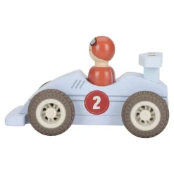 Little Dutch                    Voitures de course en bois FSC     Multicolore