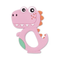 Lorelli                    Anneau de dentition en silicone    Dino Lucky Rose