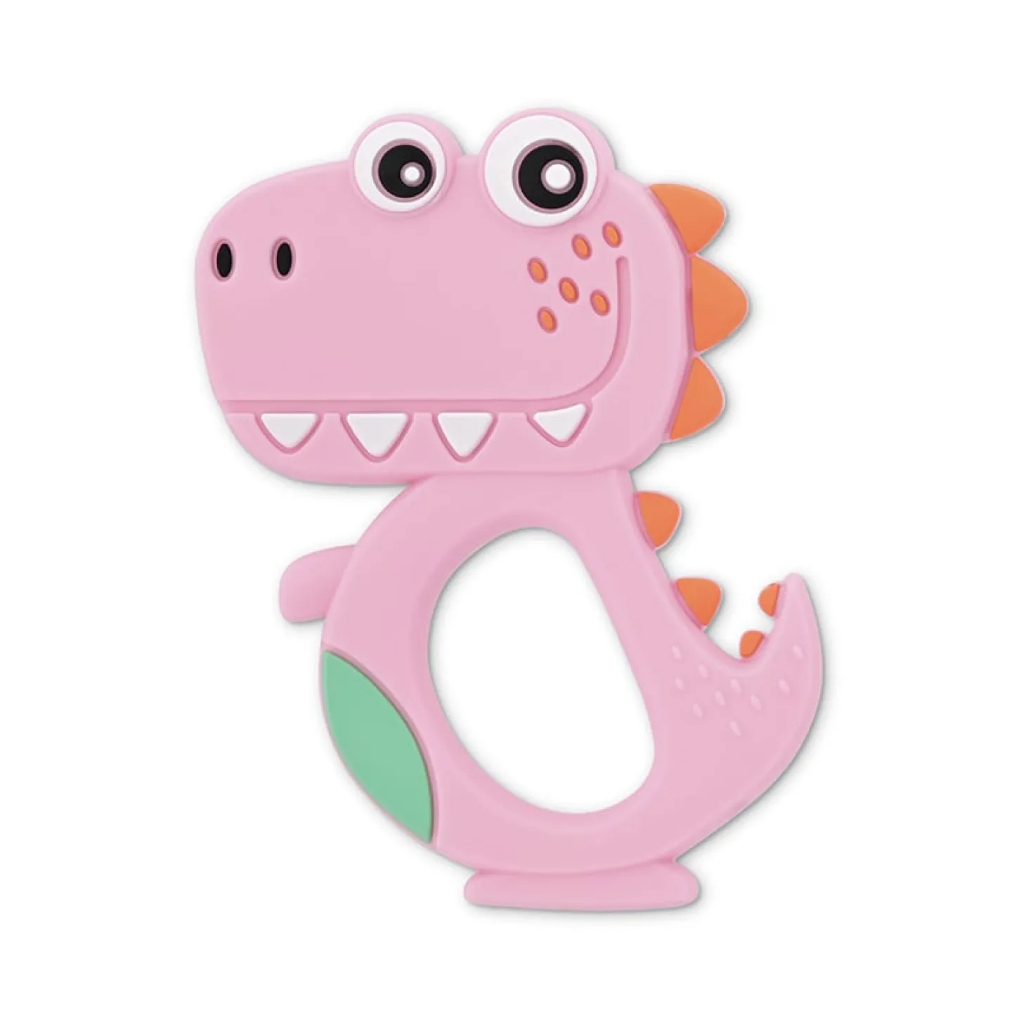 Lorelli Anneau de dentition en silicone Dino Lucky Rose