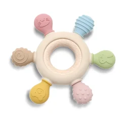Lorelli Anneau de dentition silicone Gouvernail Hêtre beige
