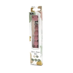 Lorelli                    Attache Sucette Silicone    Rose