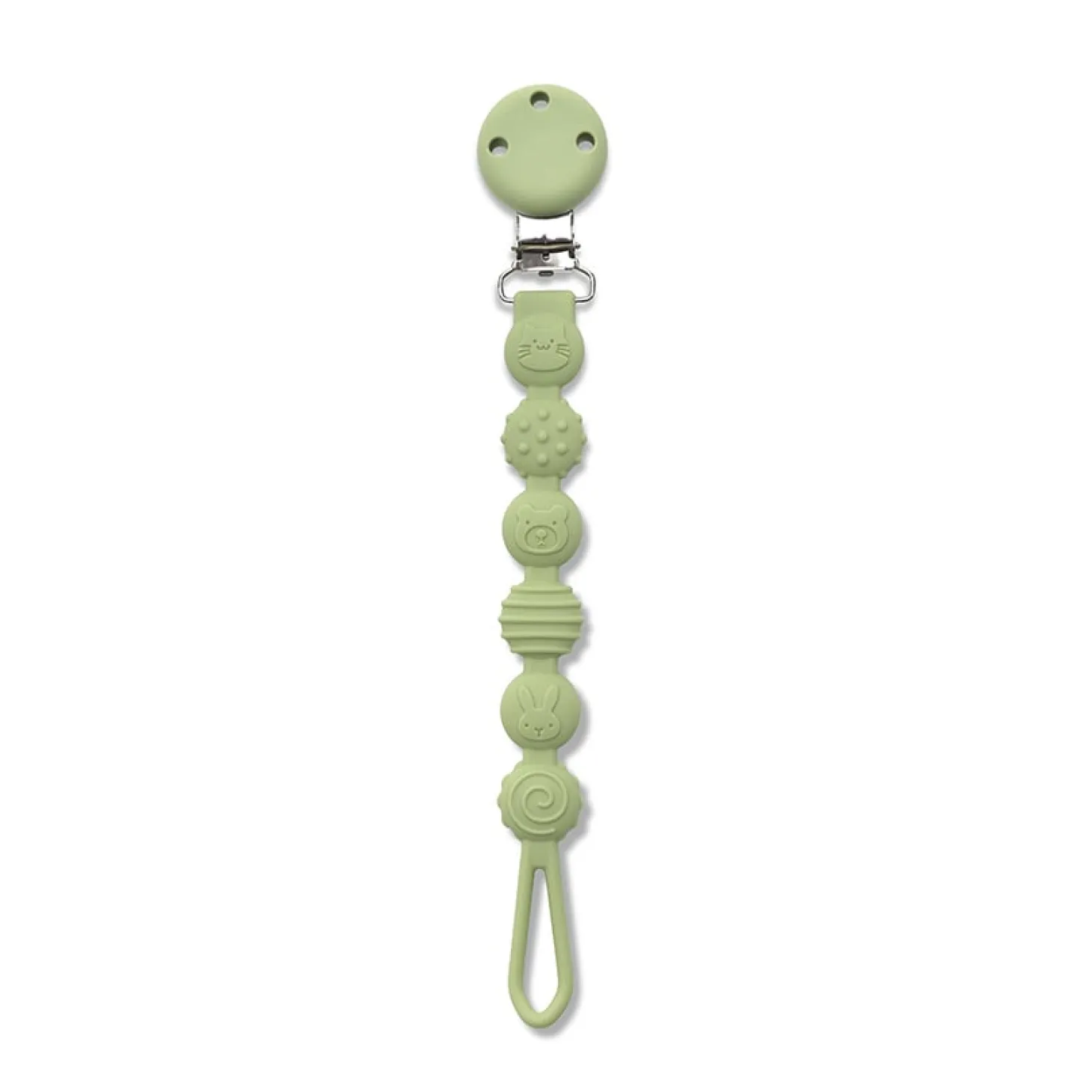 Lorelli Attache Sucette Silicone Vert