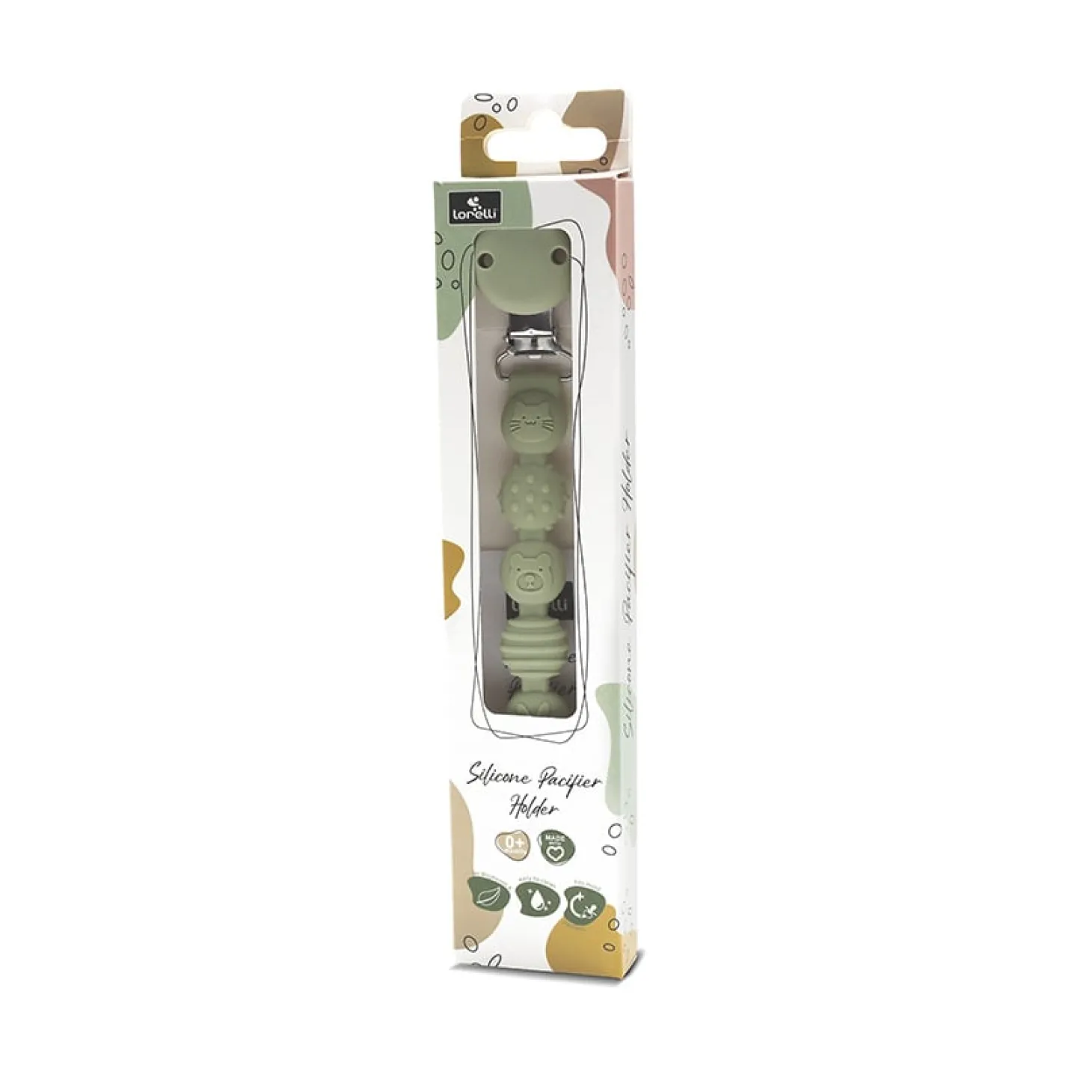 Lorelli Attache Sucette Silicone Vert