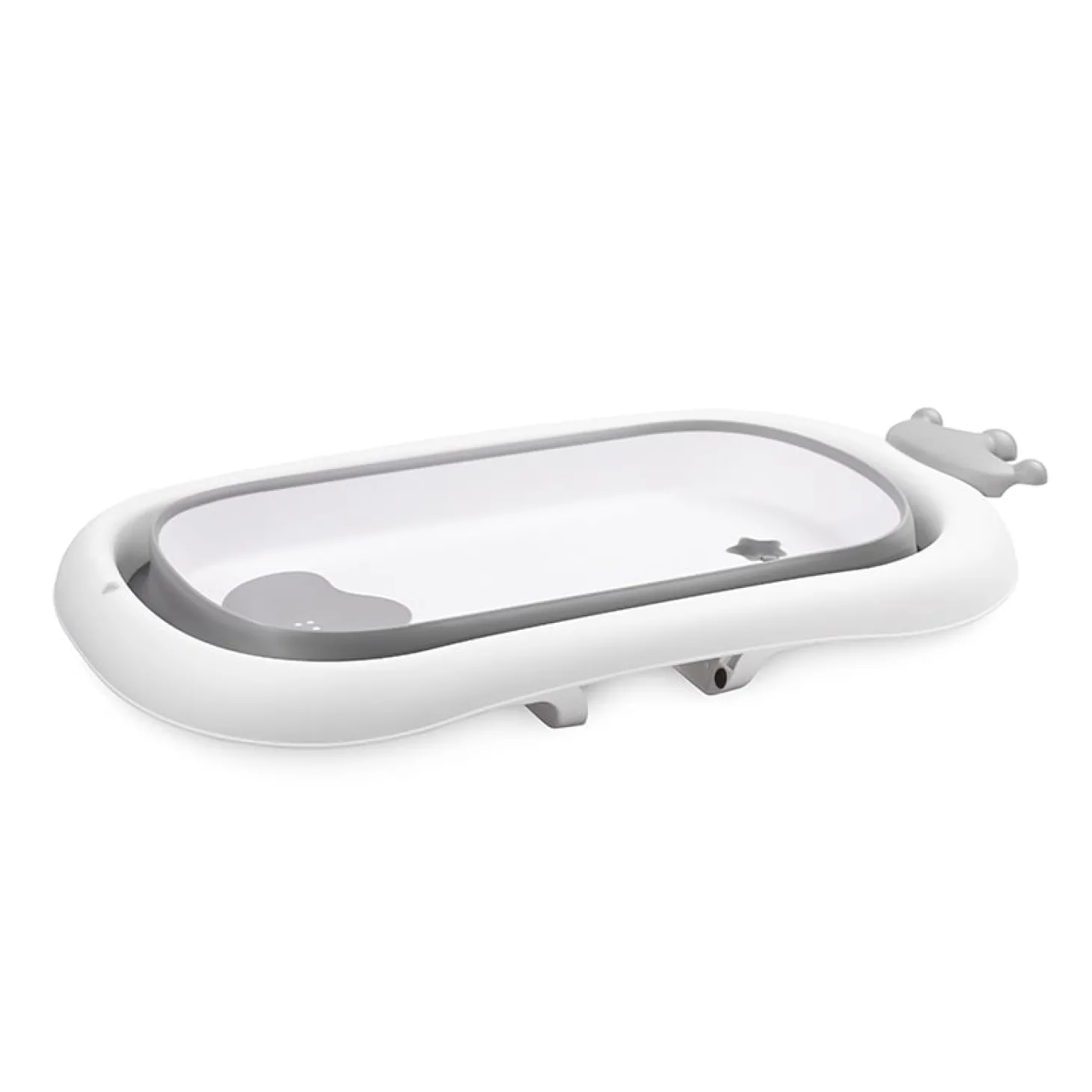 Lorelli Baignoire pliante bouchon royal Gris