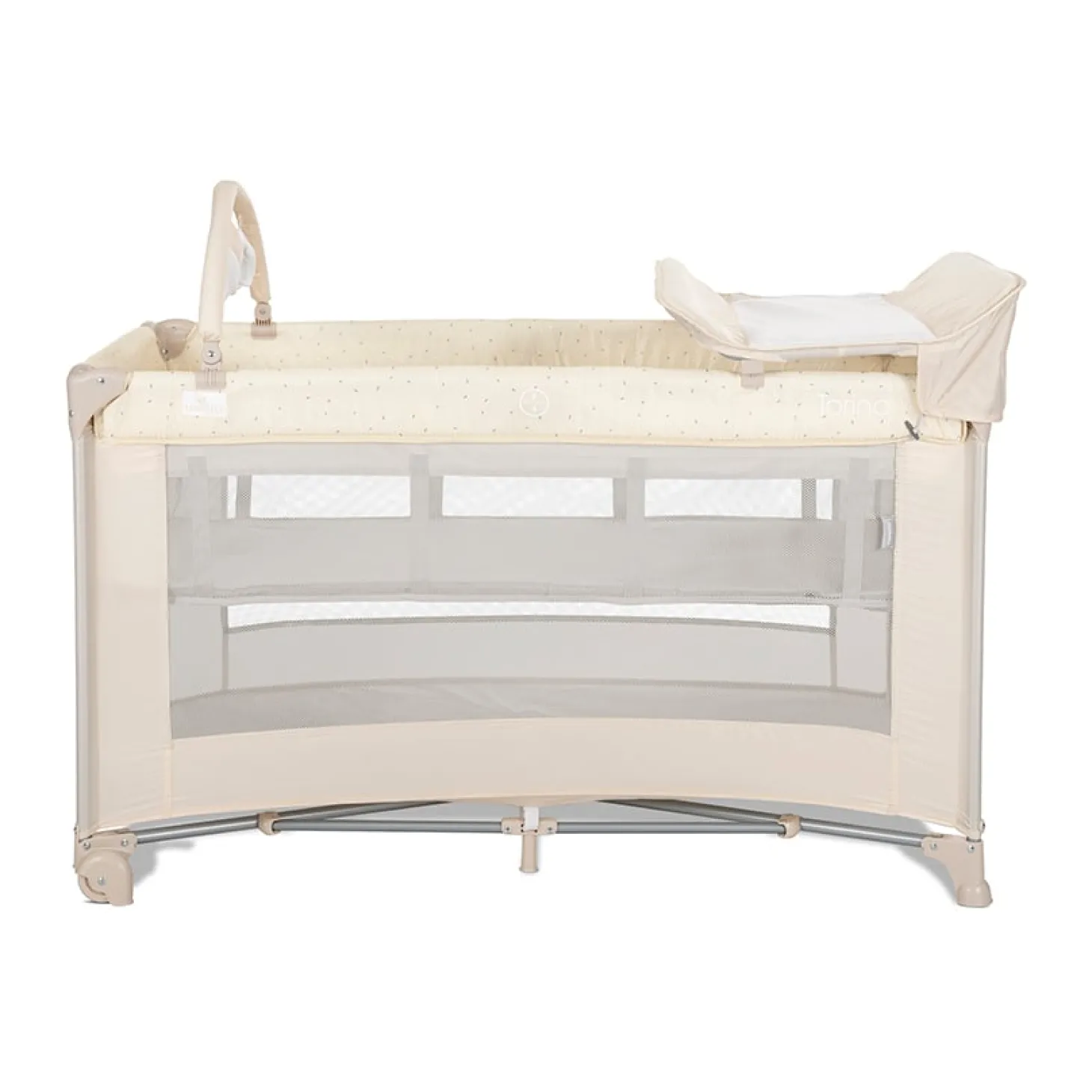 Lorelli Lit Parapluie Torino 2Hauteurs + Accessoires Beige