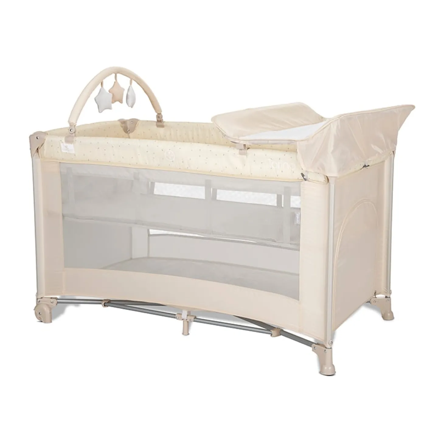 Lorelli Lit Parapluie Torino 2Hauteurs + Accessoires Beige