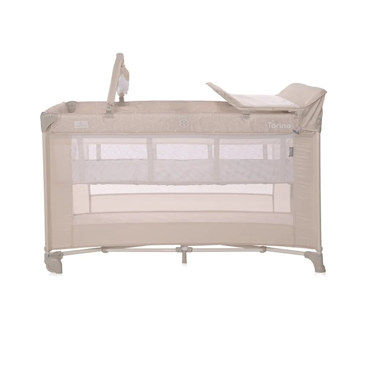 Lorelli Lit parapluie torino 2 niveaux avec accessoires Beige