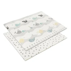Lorelli Tapis de Jeu Thermique Reversible Pliable Gris 18 x 200 cm