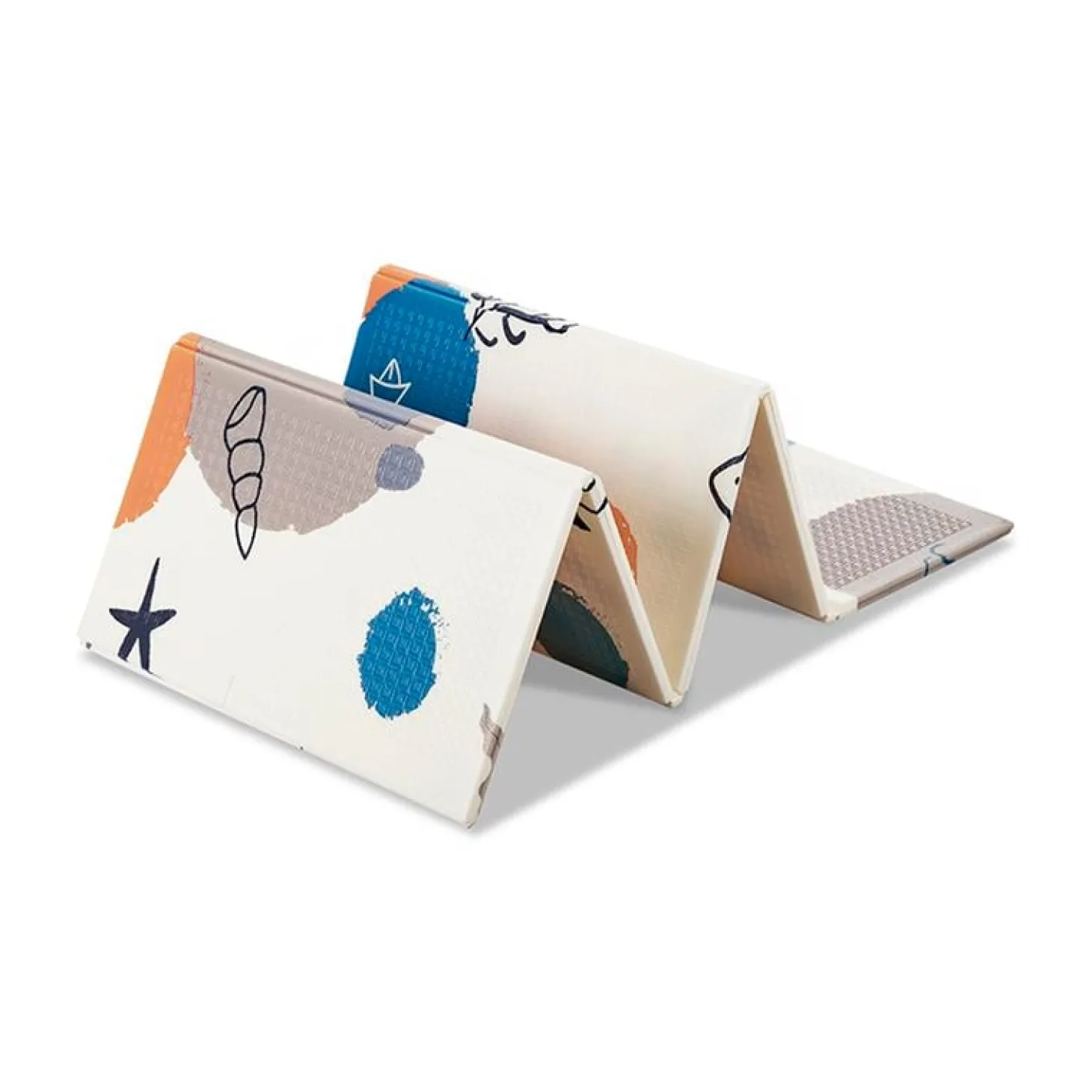 Lorelli Tapis de Jeu Thermique Reversible Pliable Ocean & Stars 120 - 180 cm