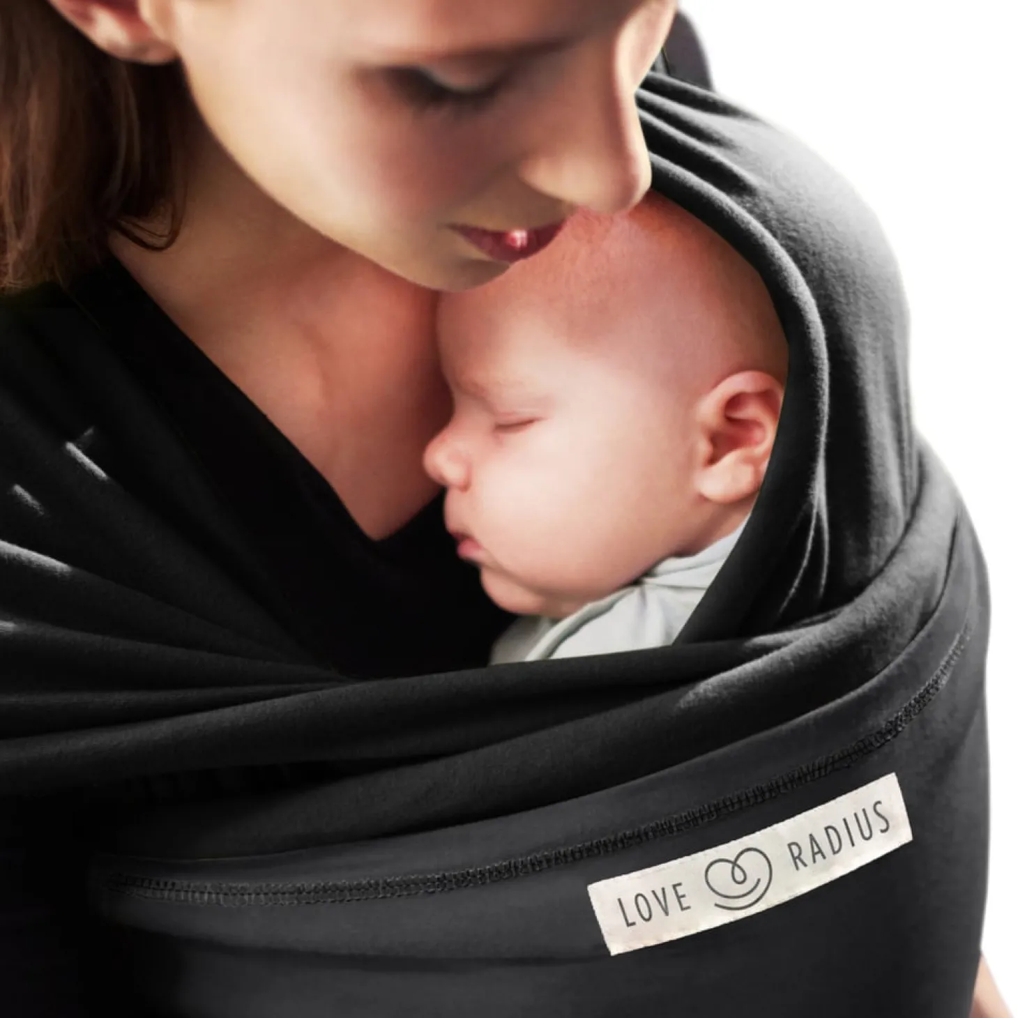 Love Radius by JPMBB Echarpe de portage L'Originale Noir Poche Anthracite