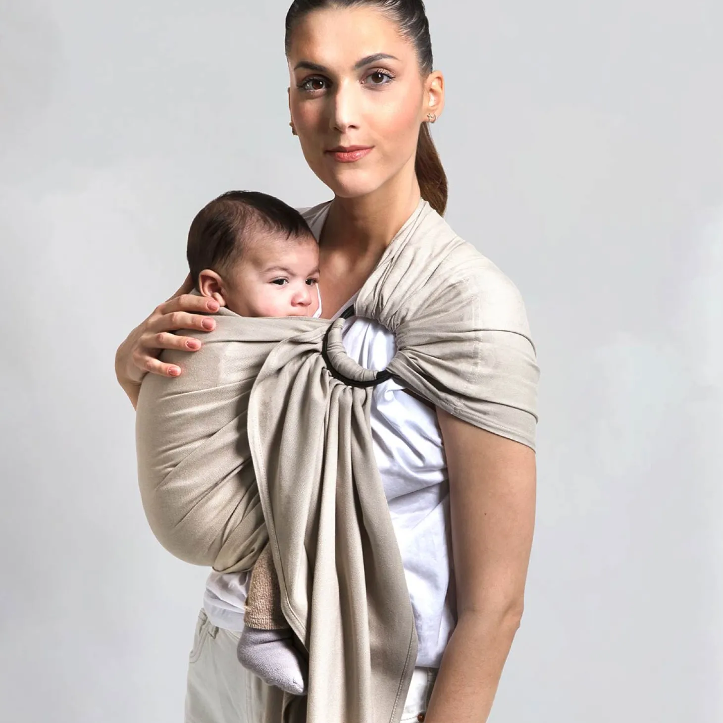 Love Radius by JPMBB Echarpe sans noeud Or Blanc 0-36 mois