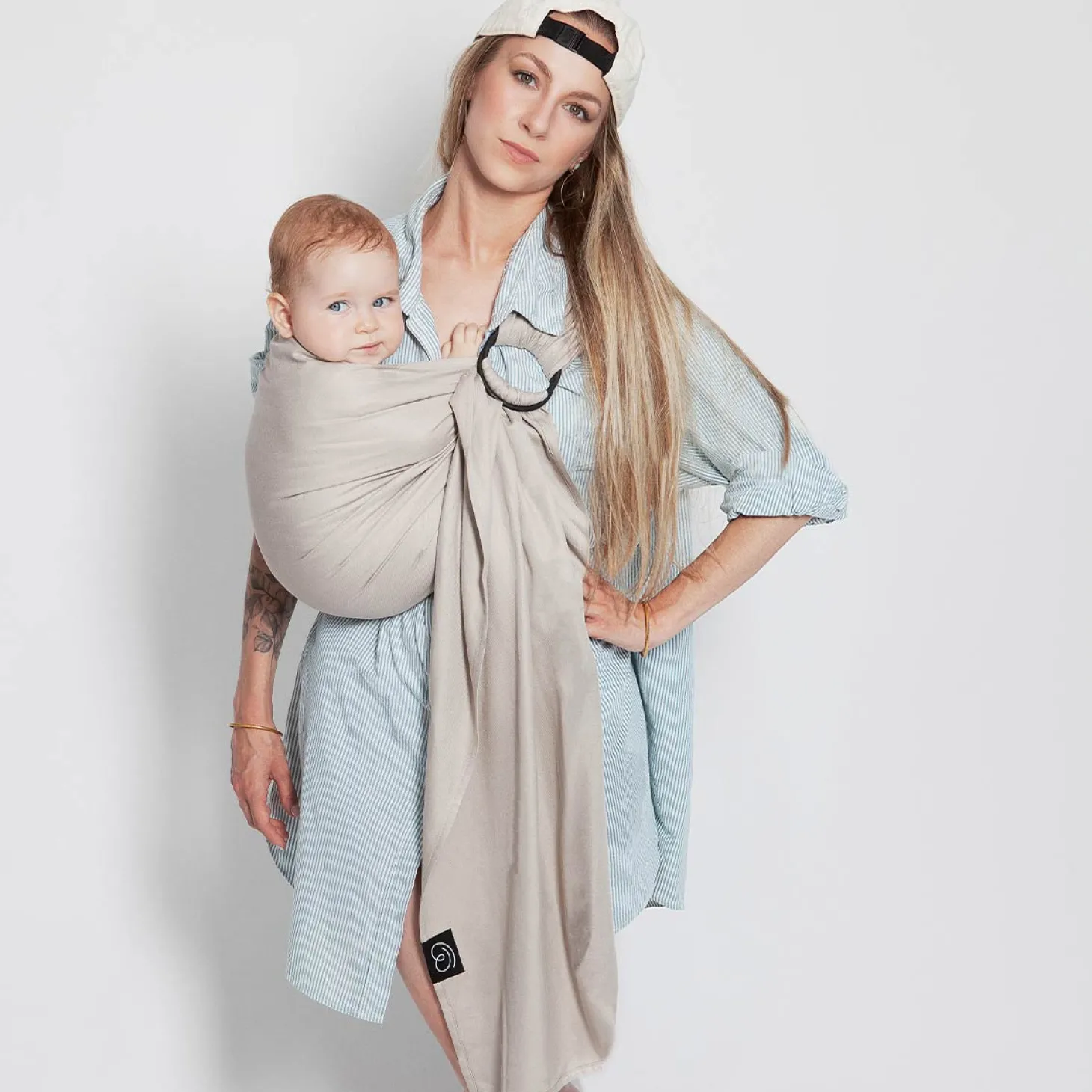 Love Radius by JPMBB Echarpe sans noeud Or Blanc 0-36 mois