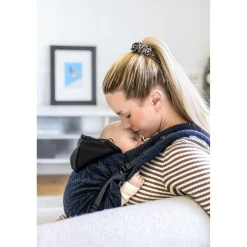 Love Radius by JPMBB                    Porte-bébé HoodieCarrier 2    Bleu Moelleux