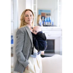 Love Radius by JPMBB                    Porte-bébé HoodieCarrier 2    Bleu Moelleux