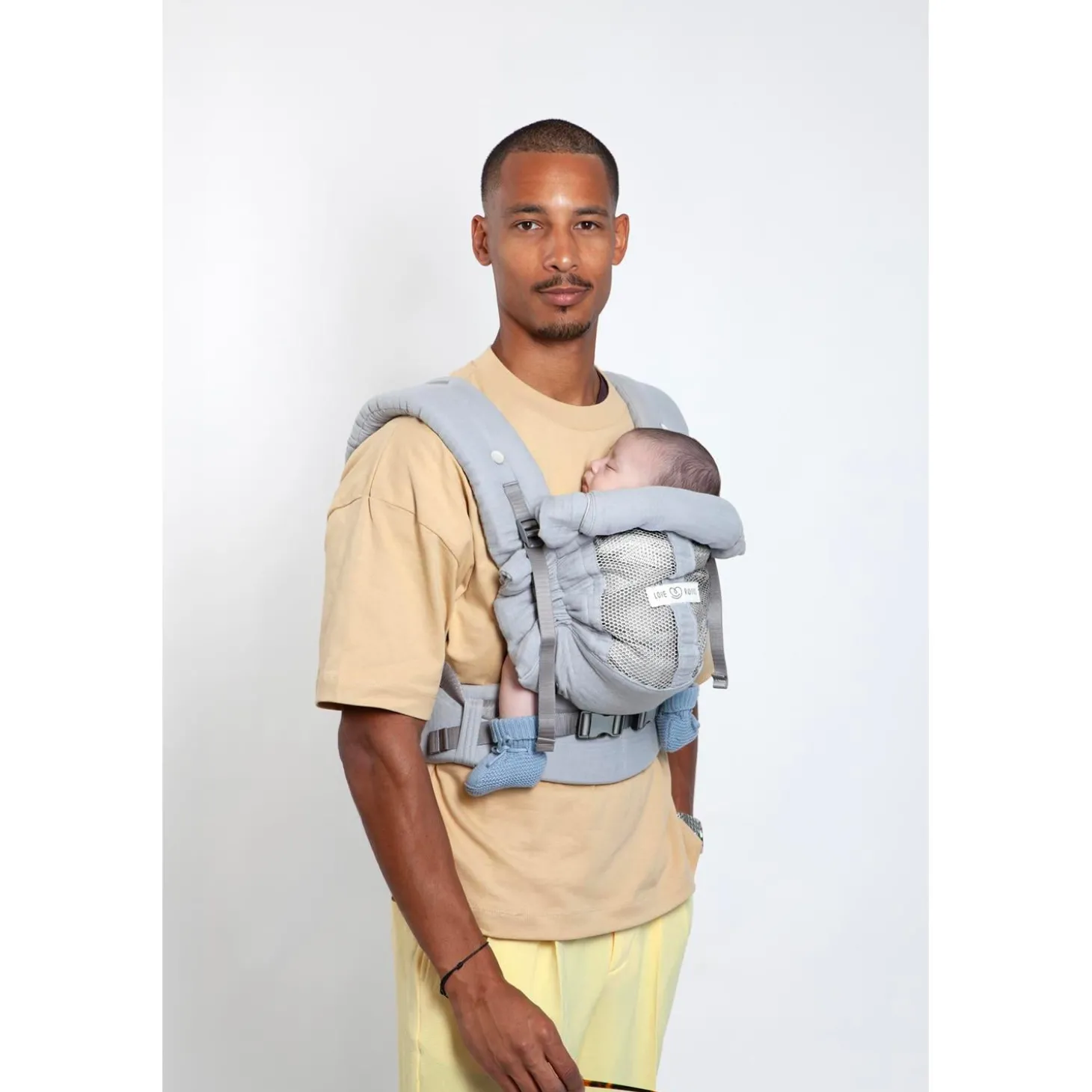 Love Radius by JPMBB Porte-bébé PhysioCarrier 2 Gris 0-36 mois