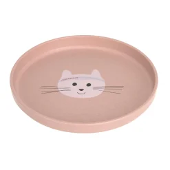 Lässig                    Assiette PP/Cellulose Tiny Team Chat    Rose