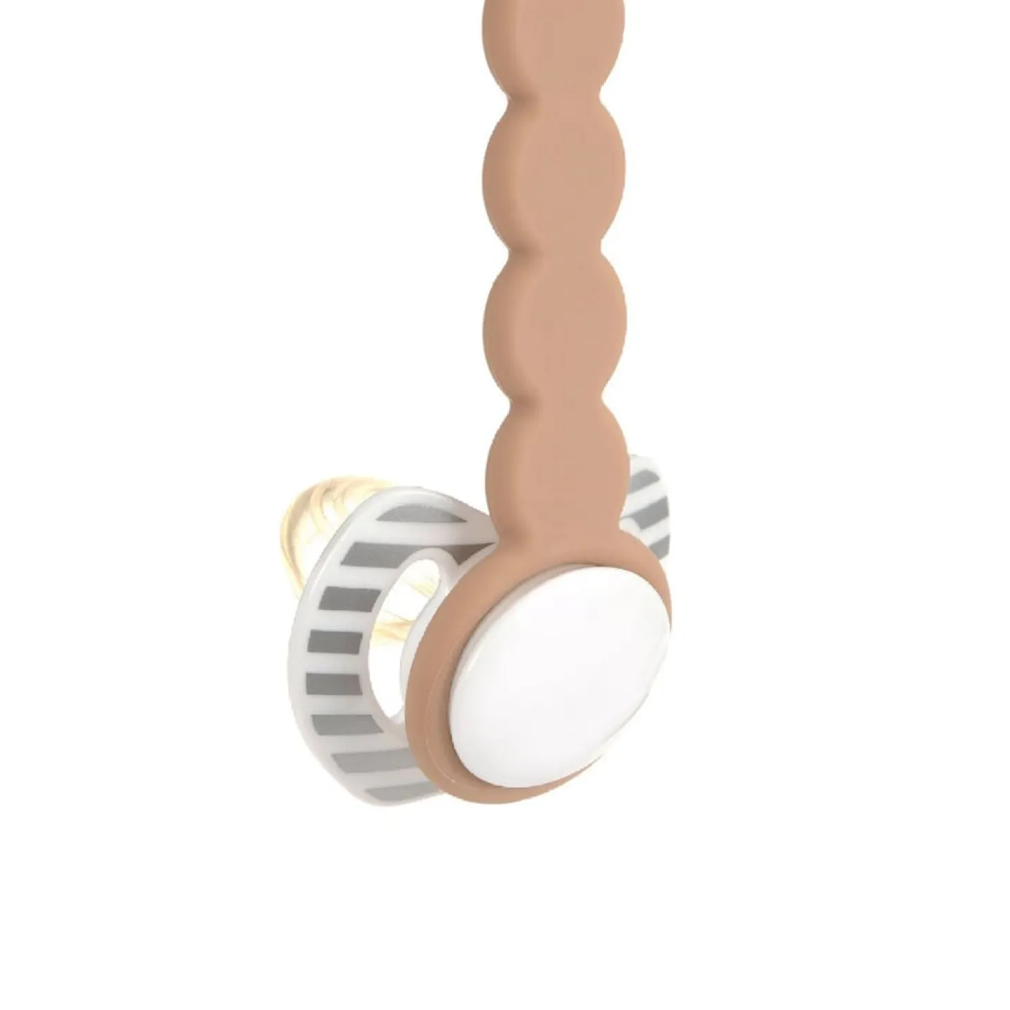 Lässig Attache sucette Bois/Silicone Tiny Smile Érable