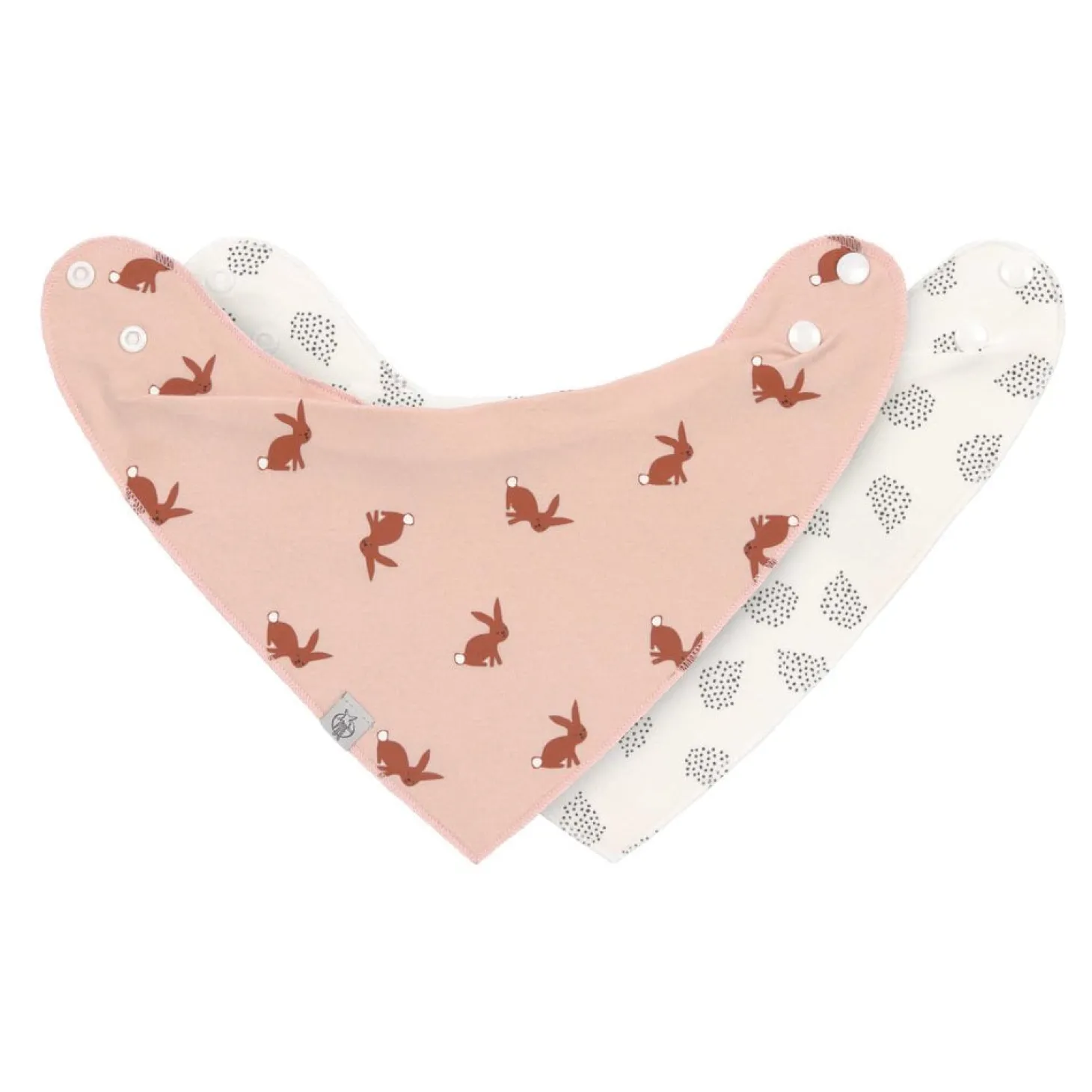 Lässig 2 bandanas avec col bénitier Little Forest Lapin 0-24 mois