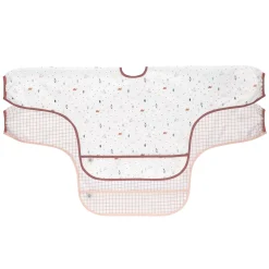 Lässig                    2 bavoirs manches longues avec poche Garden Explorer    Rose