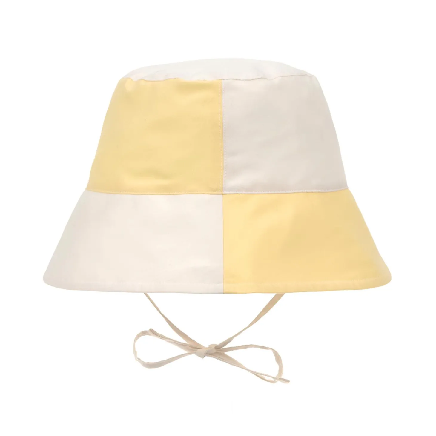 Lässig Bob anti-UV Motif damier Jaune pâle/sel marin